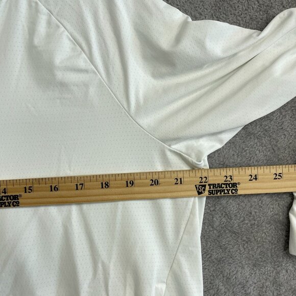 NWOT Mondetta Women's L White Hooded Jacket Zip-Up Lightweight Athletic - Picture 8 of 13